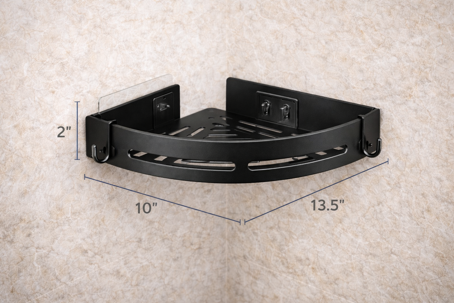 Shower Organizer Set – No-Drill 3-Piece Bathroom Shelf